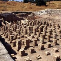 Isthmia site bains romans hypocauste img 2357